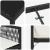 Set de masă pentru grădină 5 pcs Negru poliratan GartenMobel Dekor