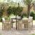 Set de masă pentru grădină 5 pcs Bej poliratan GartenMobel Dekor
