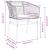 Set de masă pentru grădină 5 pcs Negru poliratan GartenMobel Dekor