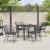 Set de masă pentru grădină 5 pcs Negru poliratan GartenMobel Dekor