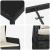Set de masă pentru grădină 3 pcs Negru poliratan GartenMobel Dekor