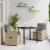 Set de masă pentru grădină 3 pcs Beige și gri deschis poliratan GartenMobel Dekor