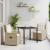 Set de masă pentru grădină 3 pcs Beige și gri deschis poliratan GartenMobel Dekor