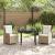 Set de masă pentru grădină 3 pcs Beige și gri deschis poliratan GartenMobel Dekor
