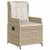 Set de masă pentru grădină 5 pcs Beige și gri deschis poliratan GartenMobel Dekor