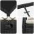 Set de masă pentru grădină 3 pcs Negru poliratan GartenMobel Dekor