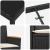 Set de masă pentru grădină 5 pcs Negru poliratan GartenMobel Dekor