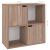 Bibliotecă, stejar sonoma, gri, 60x27,5x59,5 cm, lemn prelucrat GartenMobel Dekor