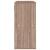 Bibliotecă, stejar sonoma, gri, 60x27,5x59,5 cm, lemn prelucrat GartenMobel Dekor