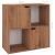 Bibliotecă, stejar maro, 60x27,5x59,5 cm, lemn prelucrat GartenMobel Dekor