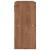 Bibliotecă, stejar maro, 60x27,5x59,5 cm, lemn prelucrat GartenMobel Dekor