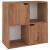 Bibliotecă, stejar maro, 60x27,5x59,5 cm, lemn prelucrat GartenMobel Dekor