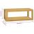 Dulap de baie suspendat, 90x45x35 cm, lemn masiv de tec GartenMobel Dekor