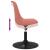 Scaune de masă pivotante, 4 buc, roz, catifea GartenMobel Dekor
