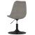 Scaune de masă pivotante, 4 buc., gri deschis, catifea GartenMobel Dekor