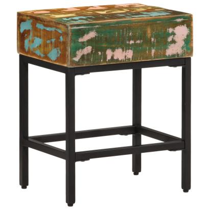 Masă laterală, 40x30x51 cm, lemn masiv reciclat GartenMobel Dekor