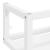 Cadru chiuvetă de baie pentru perete, alb, 40x38x31 cm, fier GartenMobel Dekor