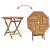 Set de masă pentru grădină 3 pcs Maro Lemn Solid de Acacia GartenMobel Dekor
