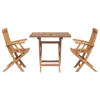 Set de masă pentru grădină 3 pcs Maro Lemn Solid de Acacia GartenMobel Dekor