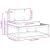 Set de canapele de exterior Alb 230,5 x 83 x 73 cm Poliester GartenMobel Dekor