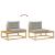 Set de canapele de exterior Alb 230,5 x 83 x 73 cm Poliester GartenMobel Dekor