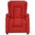 Fotoliu rabatabil, roșu vin, piele ecologică GartenMobel Dekor