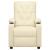 Fotoliu rabatabil, crem, piele ecologică GartenMobel Dekor