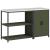 Set de depozitare pentru bucătărie cu raft 2 pcs Verde măsliniu GartenMobel Dekor