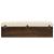 Bancă de depozitare 110 cm, lemn masiv de brad și material textil, crem GartenMobel Dekor