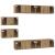Set comodă TV Pe perete 6 pcs Stejar Artizanal Lemn compozit GartenMobel Dekor