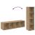 Set comodă TV 2 pcs Stejar Artizanal 37 x 37 x 142,5 cm GartenMobel Dekor
