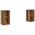 Set comodă TV 2 pcs Lemn Vechi 72 x 35 x 36,5 cm Lemn compozit GartenMobel Dekor