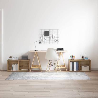 Set comodă TV Pe perete 2 pcs Stejar Artizanal 37 x 35 x 72 cm GartenMobel Dekor