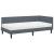 Cadru de pat colțar cu saltea cu headboard 2 pcs Gri Catifea GartenMobel Dekor