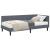 Cadru de pat colțar cu saltea cu headboard 2 pcs Gri Catifea GartenMobel Dekor
