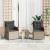 Bancă de grădină 2 pcs Gri deschis poliratan GartenMobel Dekor