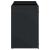 Depozitare pentru 3 pubele Wheelie Negru 204 x 77,5 x 121,5 cm GartenMobel Dekor
