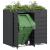 Depozitare pentru 2 pubele Wheelie Antracit GartenMobel Dekor