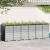 Depozitare pentru 3 pubele Wheelie 340 x 77.5 x 115.5 cm Oțel GartenMobel Dekor