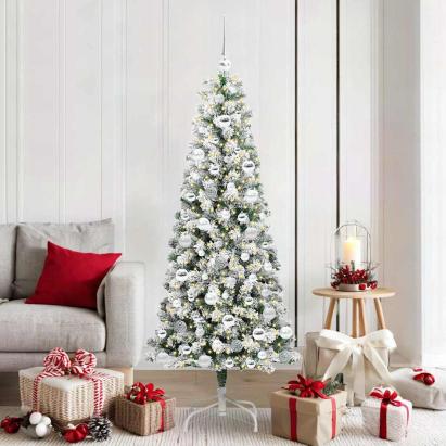 Brad de Crăciun artificial cu ramuri articulare 180 cm GartenMobel Dekor