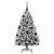 Brad de Crăciun artificial Verde și alb 120 cm PVC și Metal GartenMobel Dekor