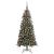 Brad de Crăciun artificial Verde 120 cm PVC și Plastic și Oțel GartenMobel Dekor