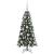 Brad de Crăciun artificial Verde 120 cm PVC și Plastic și Oțel GartenMobel Dekor