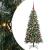 Brad de Crăciun artificial Verde 120 cm PVC și Plastic și Oțel GartenMobel Dekor