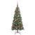 Brad de Crăciun artificial Verde 120 cm PVC și Plastic și Oțel GartenMobel Dekor