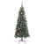 Brad de Crăciun artificial Verde 150 cm PVC și Plastic și Oțel GartenMobel Dekor