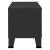 Dulap TV industrial, negru, 105x35x42 cm, metal GartenMobel Dekor