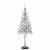 Brad de Crăciun cu 300 LED cu suport Alb 180 cm PE și Oțel GartenMobel Dekor