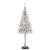 Brad de Crăciun cu 300 LED cu suport Alb 210 cm PE și Oțel GartenMobel Dekor