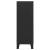Dulap industrial de depozitare, negru, 75x40x115 cm, metal GartenMobel Dekor